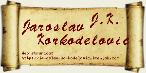 Jaroslav Korkodelović vizit kartica